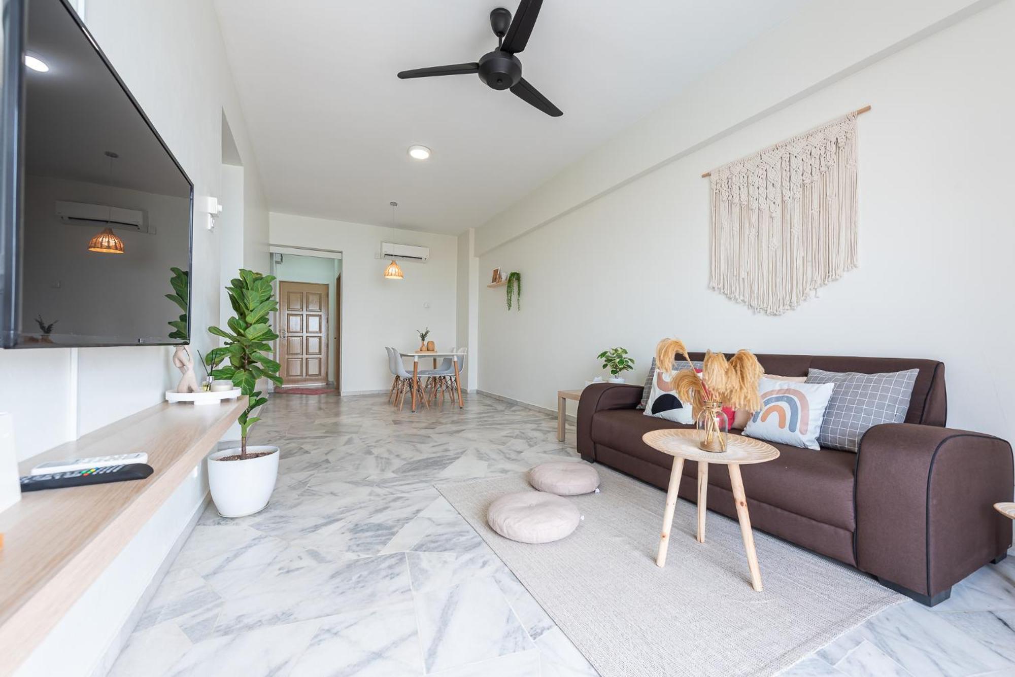 Apartment Portdickson Minimalist Seaview 10pax3br 1mintobeach *