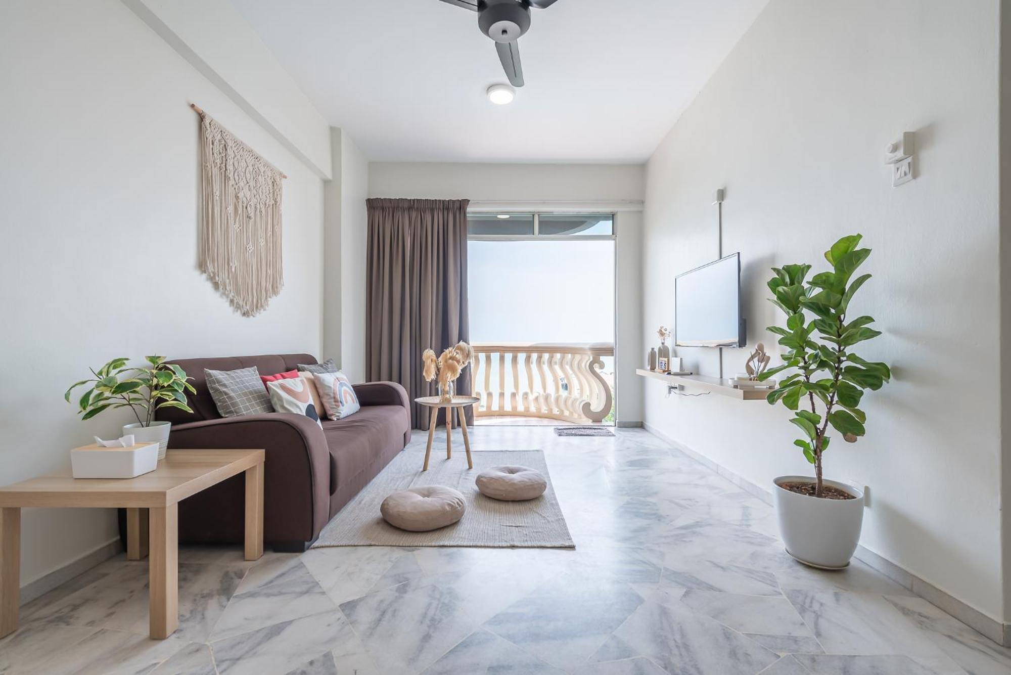 Apartment Portdickson Minimalist Seaview 10pax3br 1mintobeach Port Dickson