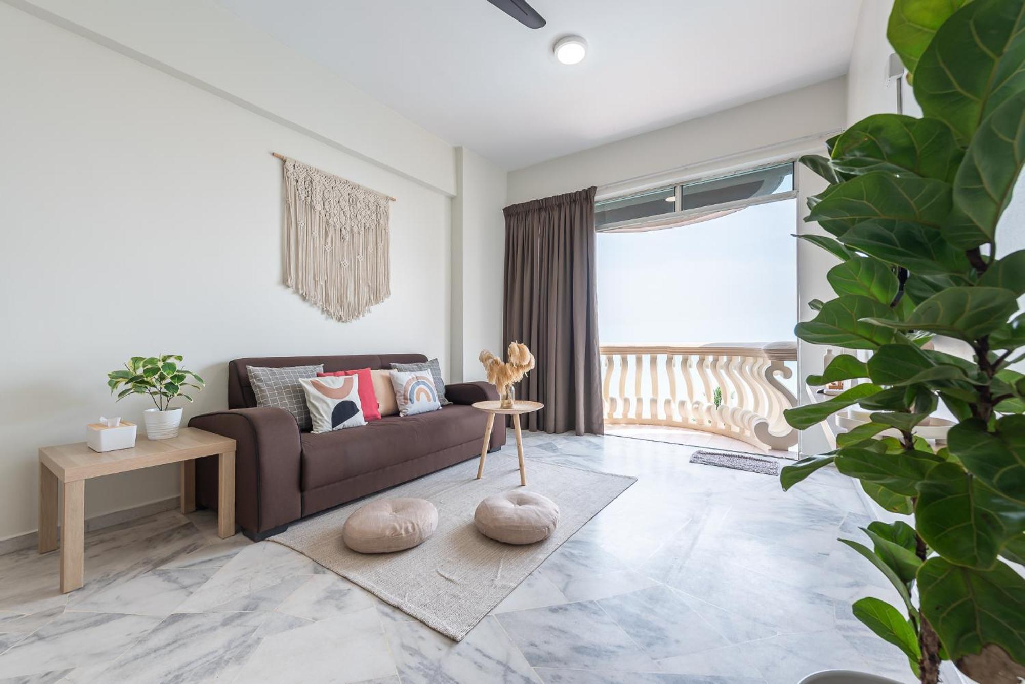 Apartment Portdickson Minimalist Seaview 10pax3br 1mintobeach *