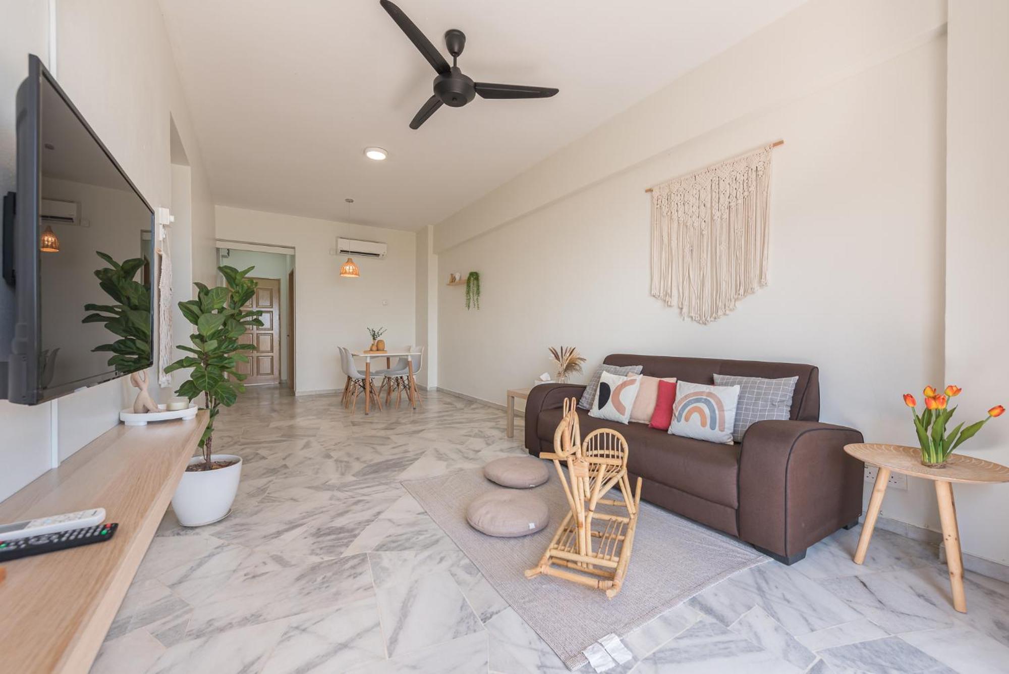 Apartment Portdickson Minimalist Seaview 10pax3br 1mintobeach